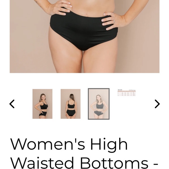 Bathing suit bottoms - high waist - Picture 6 of 11